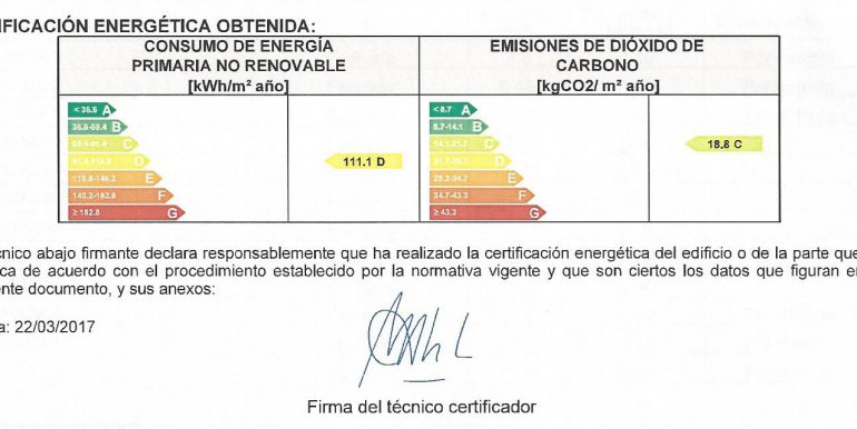 Certificado energético